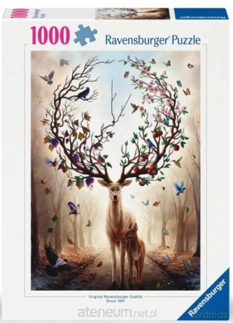 RAVANSBURGER 1000 el. Magiczny jeleń [PUZZLE]