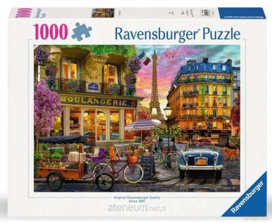 RAVANSBURGER 1000 el. Paryż o poranku [PUZZLE]