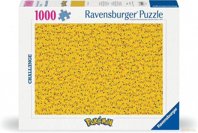 RAVANSBURGER 1000 el. Pokemon: Pikachu Challenge [PUZZLE]