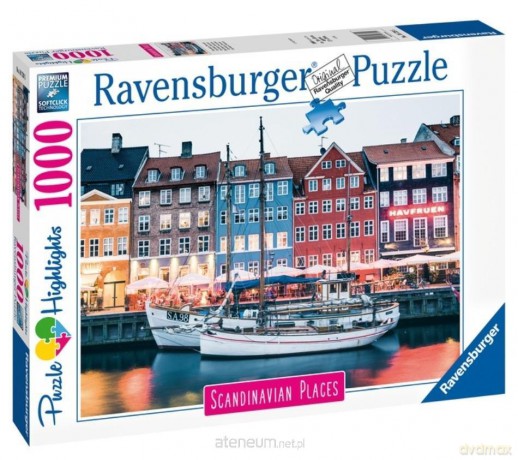 RAVANSBURGER 1000 el. Skandynawskie miasto [PUZZLE]
