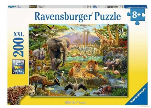 RAVANSBURGER 200 el. Zwierzeta sawanny XXL [PUZZLE]