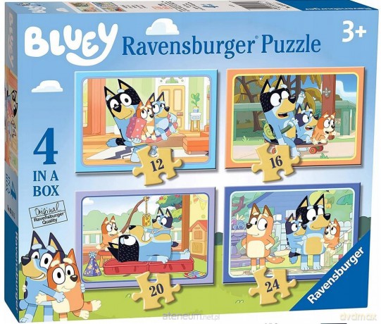 RAVANSBURGER 4w1 Bluey [PUZZLE]