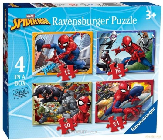 RAVANSBURGER 4w1 Spider-Man [PUZZLE]