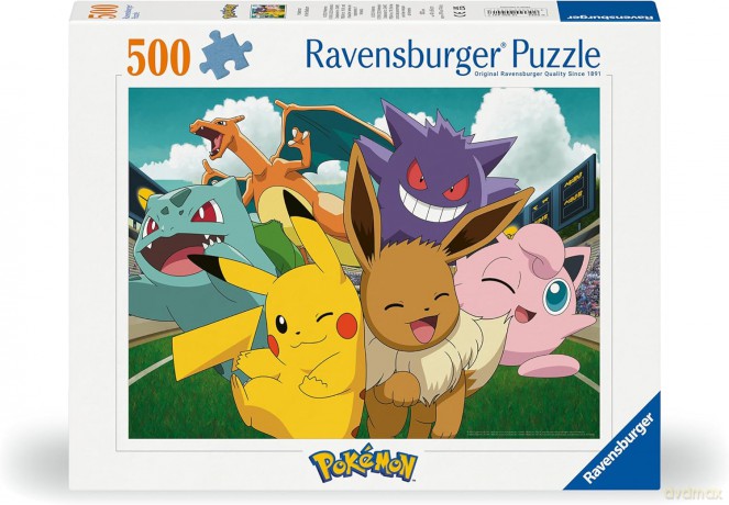 RAVANSBURGER 500 el. Pokemon [PUZZLE]
