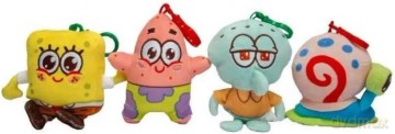SpongeBob Breloki Squishy 10cm 4 rodzaje
