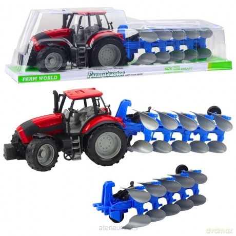 Traktor rolniczy z pługiem