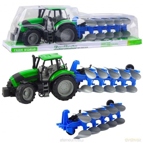 Traktor rolniczy z pługiem