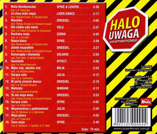 Halo uwaga! Coś optymistycznego [CD]