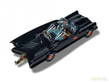 Batman: Batmobile Model With Batman And Robin