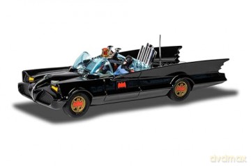 Batman: Batmobile Model With Batman And Robin
