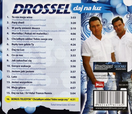 Drossel: Daj na luz [CD]