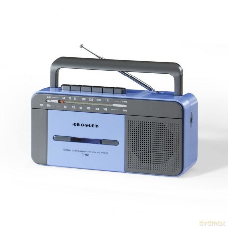 Crosley (Uk Version): Ct102 Cassette Player (Blue/Grey) (UK Adapter)