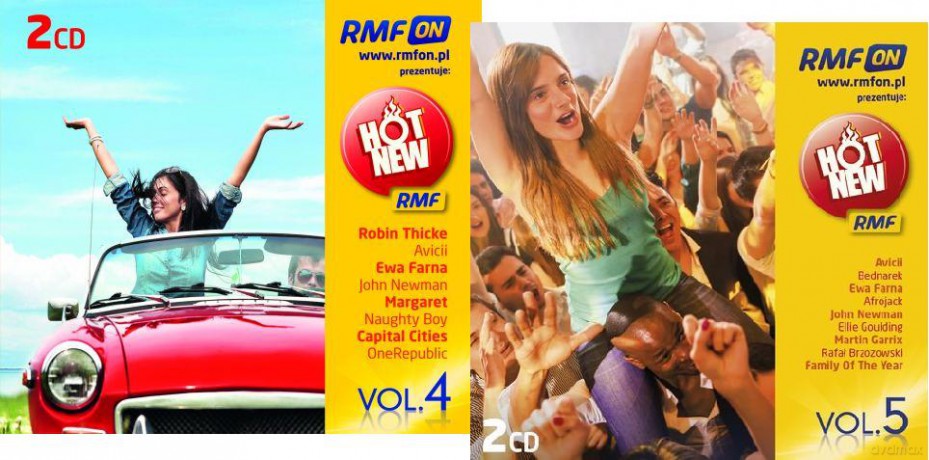 Rmf Hot New Vol. 4 + Vol. 5 Pakiet [4CD]