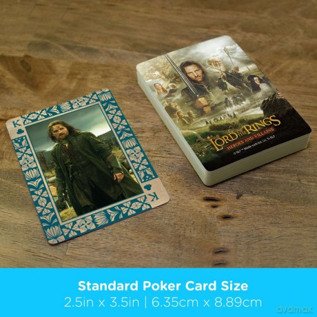 Lord Of The Rings: Lord Of The Rings - Heroes And Villains Playing Cards [KARTY]