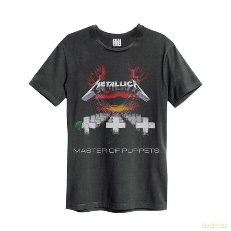 Metallica: Metallica - Masters Of Puppets Amplified Vintage Charcoal X Large T-Shirt