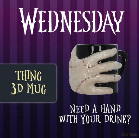 Wednesday: Wednesday 3D Thing Kubek