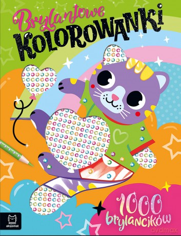 Brylantowe kolorowanki z kotkiem. 1000 brylancików - Agata Kaczyńska [KSIĄŻKA]