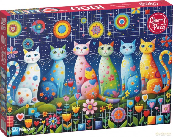 CHERRYPAZZI 1000 el. Cute Whiskers 31285 [PUZZLE]