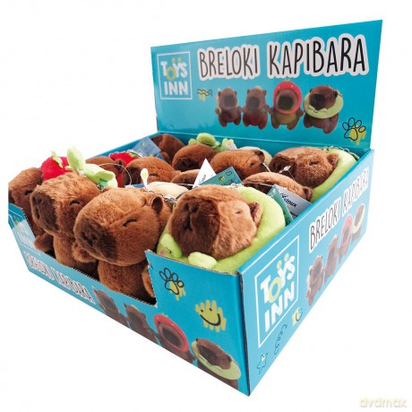 DISPLAY Brelok maskotka Kapibara TOYSINN STN 9704 12 szt