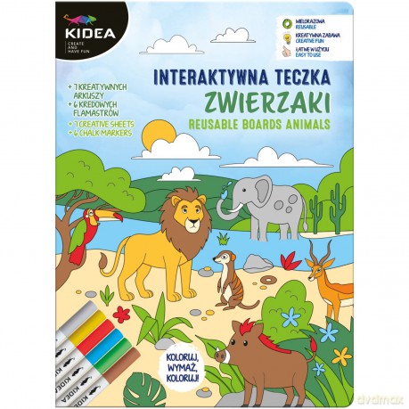 Interaktywna teczka zwierzaki