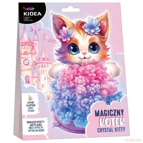 Magiczny krystaliczny Kotek