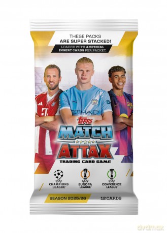 Match Attax 2025/26 Saszetka z kartami 1szt.mix