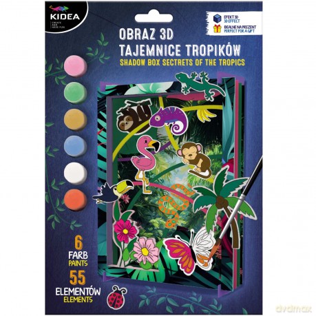 Obraz 3D tajemnice tropików