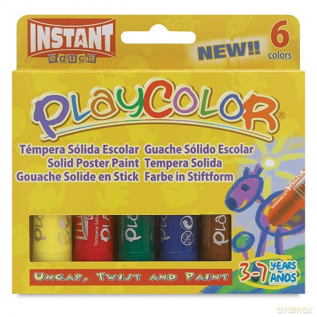 Farby W Sztyfcie Playcolor One 6szt