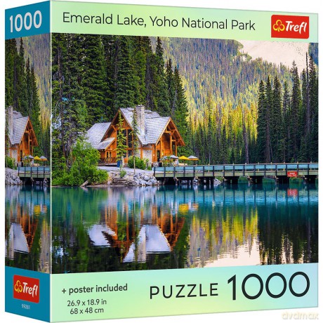 TREFL 1000 el. USA Collection Emerald Lake, Yoho National Park [PUZZLE]