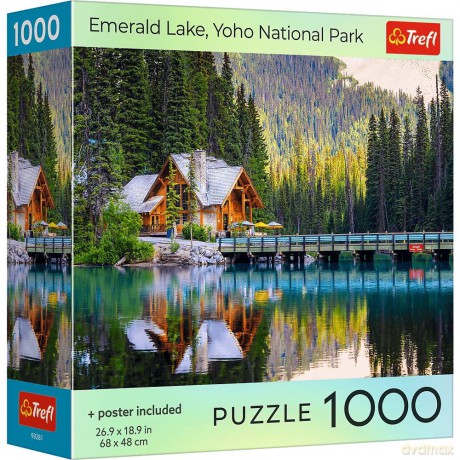 TREFL 1000 el. USA Collection Emerald Lake, Yoho National Park [PUZZLE]