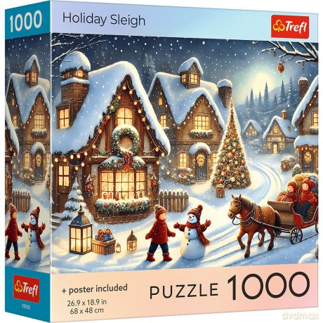 TREFL 1000 el. USA Collection Holiday Sleigh [PUZZLE]