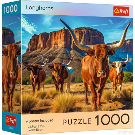 TREFL 1000 el. USA Collection Longhorns [PUZZLE]