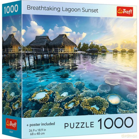 TREFL 1000 el. USA Collection: Breathtaking Lagoon Sunset [PUZZLE]