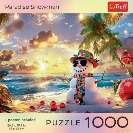 TREFL 1000 el. USA Collection: Paradise Snowman [PUZZLE]