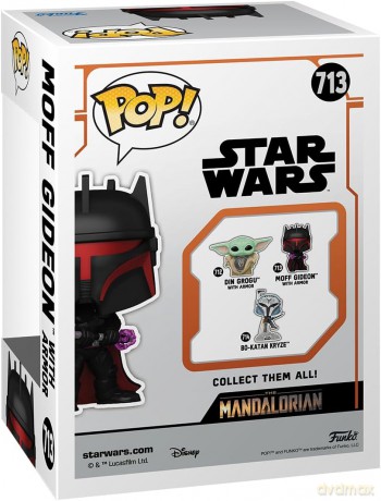 Funko POP! Star Wars The Mandalorian Moff Gideon z Armor