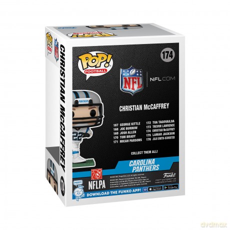 Funko POP! NFL: Panthers - C. Christian McCaffrey - (Away)