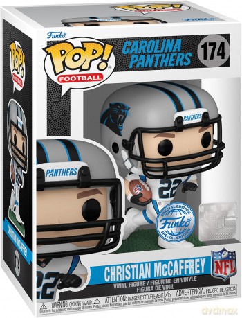 Funko POP! NFL: Panthers - C. Christian McCaffrey - (Away)