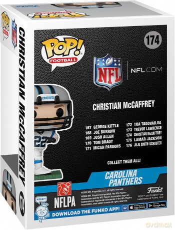 Funko POP! NFL: Panthers - C. Christian McCaffrey - (Away)