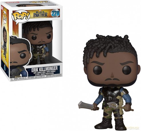 Funko POP! Marvel: Black Panther - Erik Killmonger - 1/6 Odds for Rare Chase Variant