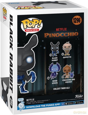 Funko POP! Movies: Enamel Pinocchio - Black Rabbit