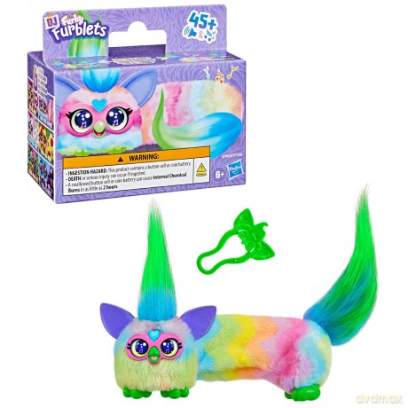 FURBY DJ Furbiś Can Dee Swirl, zabawka interaktywna
