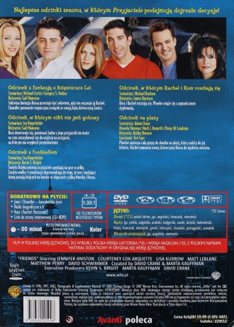 Przyjaciele The Best of sezon 3 [DVD]