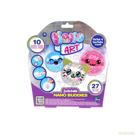 NANO ART Inflatable Nano Buddies, zestaw kreatywny
