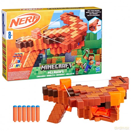 NERF Minecraft Pillagers Crossbow, pistolety i wyrzutnie