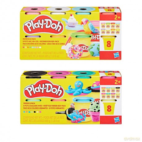 PLAY-DOH Tuba 8PAK V2, zestaw kreatywny