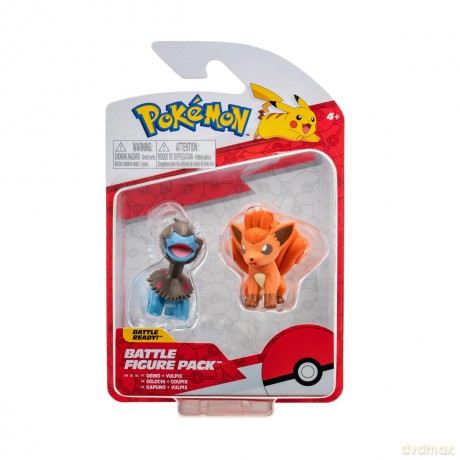 POKEMON 2Pak Vulpix Deino, figurki