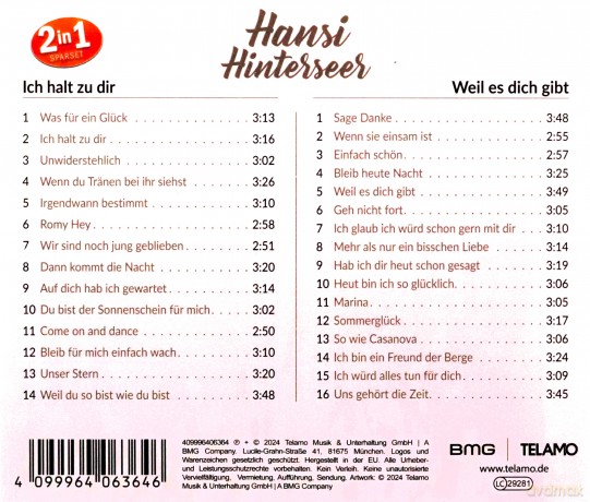 Hansi Hinterseer: 2 in 1 [2CD]