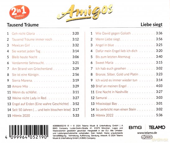 Die Amigos: 2 in 1 Vol. 3 [2CD]