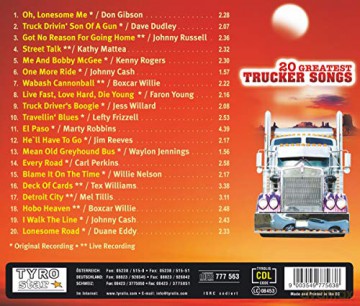 20 Greatest Trucker Songs [CD]