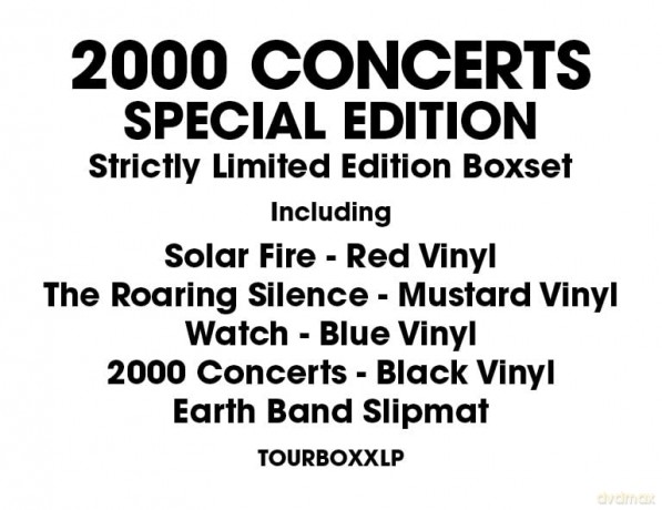 Manfred Mann: 2000 Concerts (Limited Special Edition Box Set) (Colored & Black) [4xWinyl]